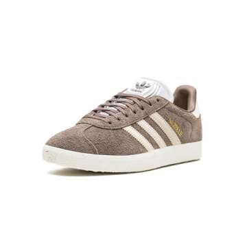 adidas Gazelle Womens Sneaker (Earth Strata White, 10)