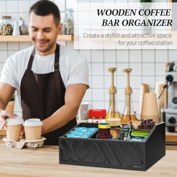 Coffee Station Organizer for Counter - Stylish Storage Solution