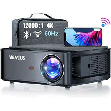 High-Performance Projector for Home Theater & Presentations
