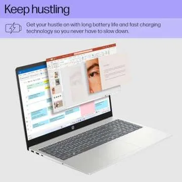 HP 15.6 inch Touchscreen Laptop with AMD Ryzen 3 and SSD