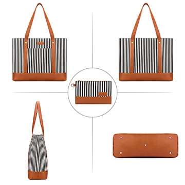 Versatile Large Capacity Laptop Tote Bag for Women