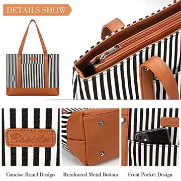 Versatile Large Capacity Laptop Tote Bag for Women