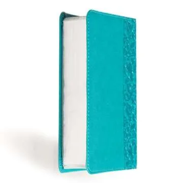 NASB Compact Reference Bible in Teal LeatherTouch