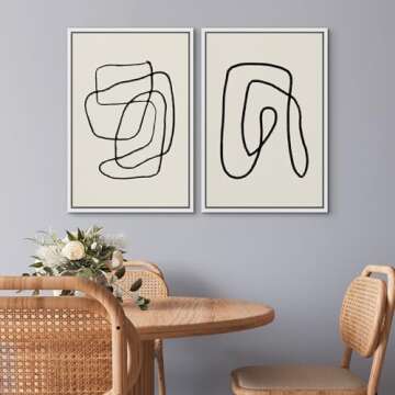 Elegant SIGNWIN Framed Wall Art Set for Any Room