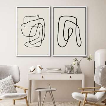 Elegant SIGNWIN Framed Wall Art Set for Any Room
