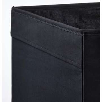 Ikea Drona Box (Black, 3 Pack (L:15" x W:13" x H:13"))