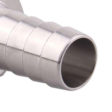 DERNORD 3/4" Barbed Hose x 3/4" NPT Female - Home Brew Fitting 304 Stainless Steel Pack of 2