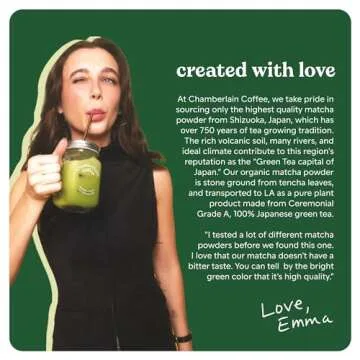 Chamberlain Coffee Vanilla Matcha - Organic & Vegan Delight