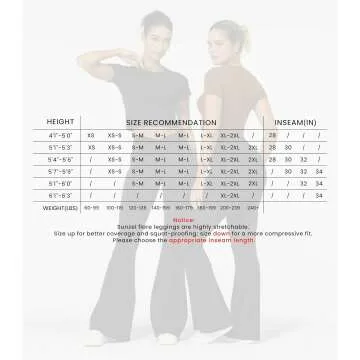 Sunzel Flare Leggings - High-Waisted Comfort Pants