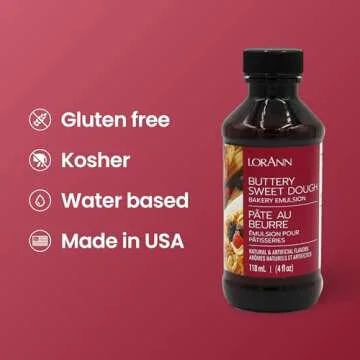 LorAnn Oils Buttery Sweet Dough Bakery Emulsion - 4 Oz