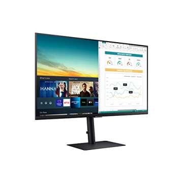 SAMSUNG M5 Series 32-Inch FHD 1080p Smart Monitor & Streaming TV (Tuner-Free), Netflix, HBO, Prime V...