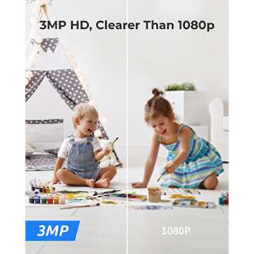 REOLINK 2K Indoor Security Camera E1, Plug-in 2.4G Wireless WiFi for Baby/Pet Monitor with Phone app...