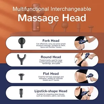 TONPE Massage Gun for Athletes - Portable Deep Tissue Relief