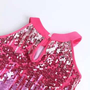 WELAKEN Sparkly Sequin Dress for Kids - Stylish & Comfy