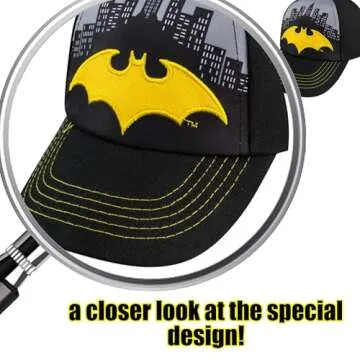DC Comics Boys' Baseball, Black