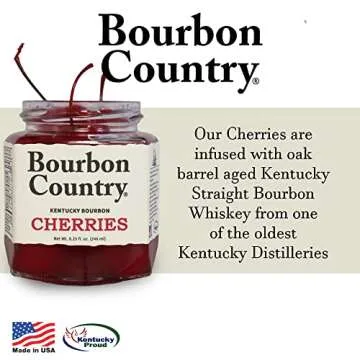 Bourbon Country Cherries - Premium Infused Cherries for Gourmet Cocktails