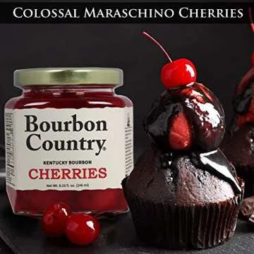 Bourbon Country Cherries - Premium Infused Cherries for Gourmet Cocktails