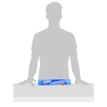 Ziploc 2 Gallon Food Storage Freezer Bags, Grip 'n Seal Technology for Easier Grip, Open, and Close, 30 Bags Total