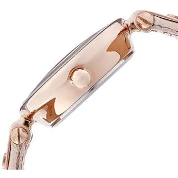 Anne Klein Women's 10/9442RGLP Rose Gold-Tone Watch with Leather Band