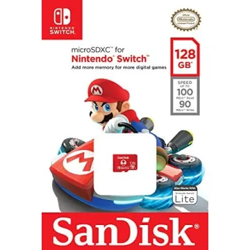 SanDisk 128GB microSDXC Card for Nintendo Switch