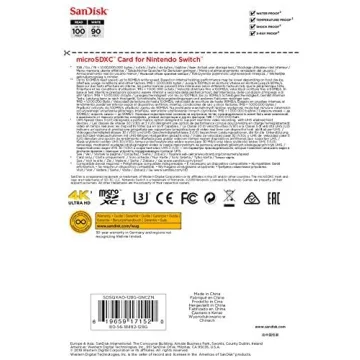 SanDisk 128GB microSDXC Card for Nintendo Switch