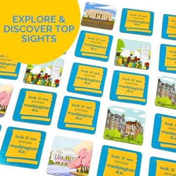 Fun Upbounders Memory Game for Kids Exploring Washington, DC