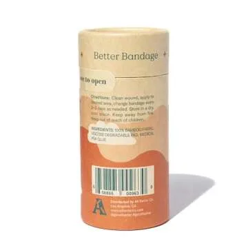 All Better Co. The Better Bandage - Organic Bamboo, Hypoallergenic, Earth-Friendly Adhesive - Pack of 25