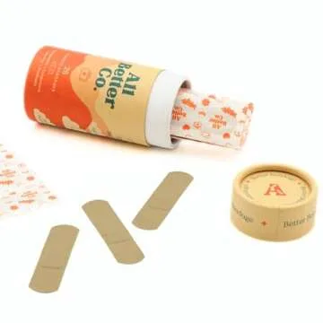 All Better Co. The Better Bandage - Organic Bamboo, Hypoallergenic, Earth-Friendly Adhesive - Pack of 25