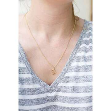 Lucky Feather Washington D.C. State Necklace, 14K Gold-Dipped