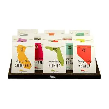 Lucky Feather Washington D.C. State Necklace, 14K Gold-Dipped