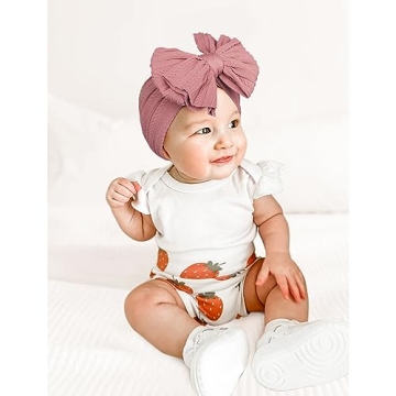 Niceye Handmade Baby Headbands Soft Stretchy Nylon Hair Bands