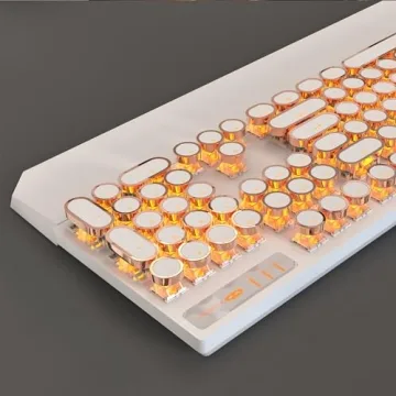 MageGee Retro Typewriter Mechanical Keyboard for Gaming