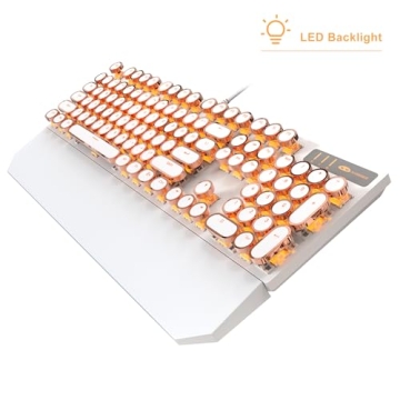 MageGee Retro Typewriter Mechanical Keyboard for Gaming
