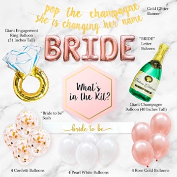 Bachelorette Party Decorations Kit for Bridal Showers and More