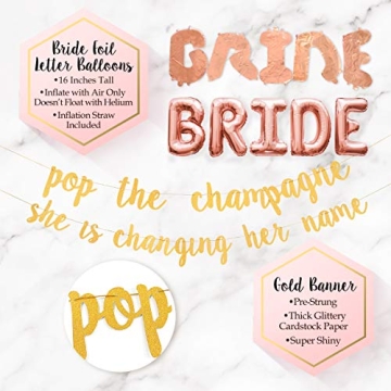 Bachelorette Party Decorations Kit for Bridal Showers and More