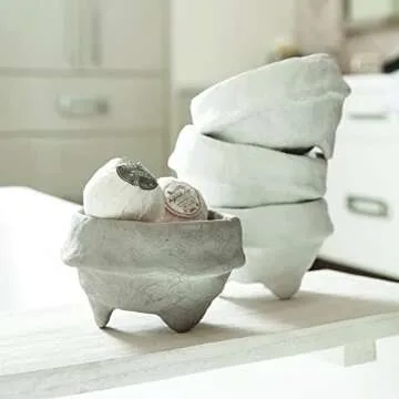 Santa Barbara Design Studio Small Paper Mache Decorative Bowl