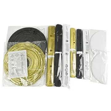 New Year's Gold Black White Decorations Party Kit