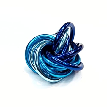 Möbii Fidget Ball (MultiColor): Quiet Mobius ADHD Anxiety Stim Stress Relief Toy Tool for Home Trav...