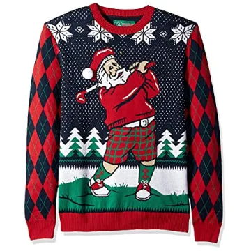 Men's Ugly Christmas Sweater for Fun Holiday Parties
