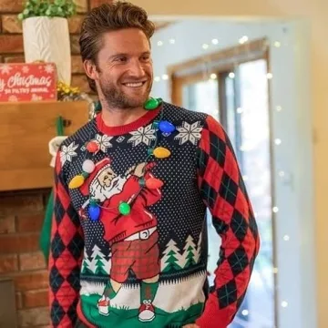 Men's Cozy Ugly Christmas Sweater for Festive Fun