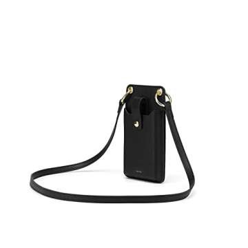 JW PEI Women's Quinn Cell Phone Crossbody Bag (Black)