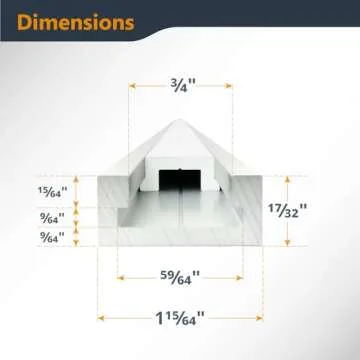 POWERTEC 48" Miter Bar for Table Saw, Crosscut Sled, Router Table & Band Saw | Fits 3/4” x 3/8” ...