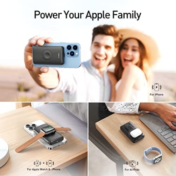 iWALK MAG-X Wireless Power Bank for iPhone and Apple Watch