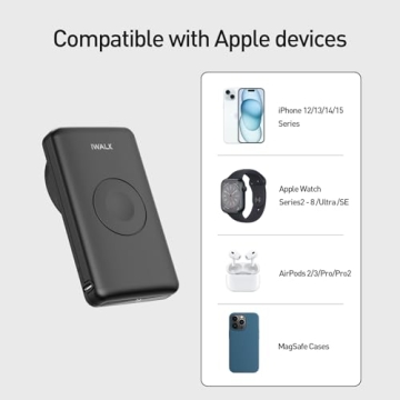 iWALK MAG-X Wireless Power Bank for iPhone and Apple Watch