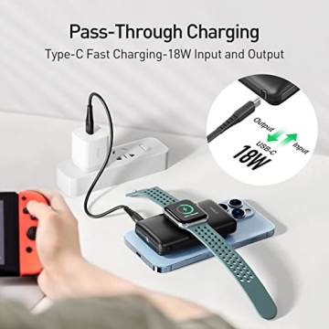 iWALK MAG-X Wireless Power Bank for iPhone and Apple Watch