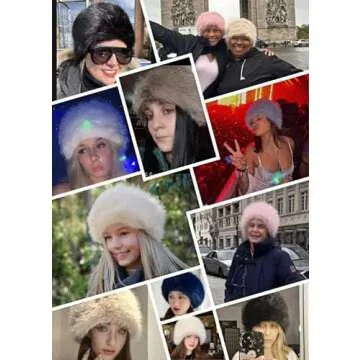 Lina & Lily Winter Cossack Hat - Faux Fur in Beige