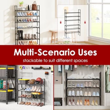 Sakugi 3-Tier Shoe Rack – Durable & Stylish Storage