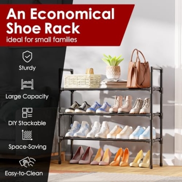 Sakugi 3-Tier Shoe Rack – Durable & Stylish Storage