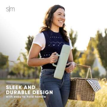 Simple Modern Insulated Hot Beverage Bottle & 2 Mugs