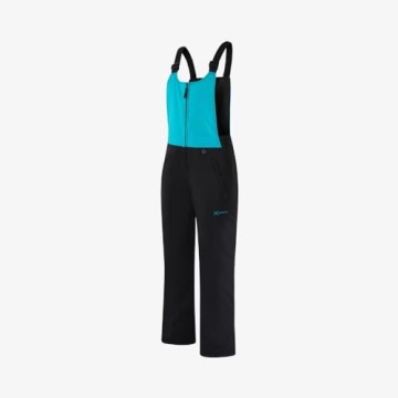 Arctix Women's Essential Insulated Bib Overalls, Black/Bluebird, Small